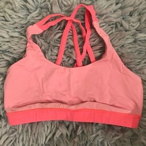 Lululemon Hot Pink Running Bra Sz 8